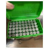 Reloaded .45-38 Ammunition in Green Plastic Case