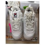Fila Womenï¿½s White Sneakers Size 5.5