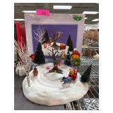 Disney Winnie the Pooh Winter Scene Figurine Displ