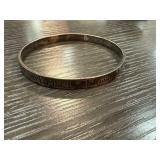 James Avery Sterling Silver Bracelet With Engravin