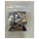 Bag of Assorted Stone Arrowheads or Points