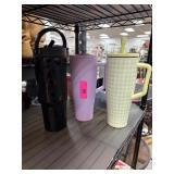 Three Assorted Tall Insulated Drink Tumblers