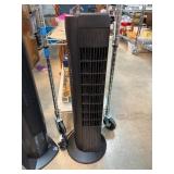 Black Tower Fan with Thermally Protected Motor