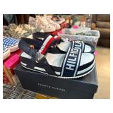 Tommy Hilfiger Dark Blue Women Sandals, SZ 7.5
