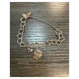 James Avery Sterling Silver Charm Bracelet With Ch