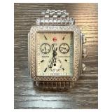 Michele Deco Diamond Chronograph Watch