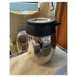 Bodum Stainless Steel Thermal Carafe with Black Li