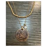 Juicy Couture Two-Layer Pendant Necklace
