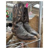 Acme 6D Leather Western Cowboy Boots