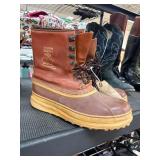 Men’s Sorel Leather Snow Boots, Size 13.5