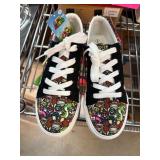 Super Mario-Themed Sneakers with Character Graphic