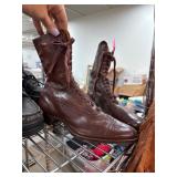 2 Pairs of Leather Shoes with Black Leather Bag