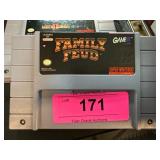 Super Nintendo Family Feud Game Cartridge