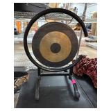 Decorative Metal Gong With Stand
