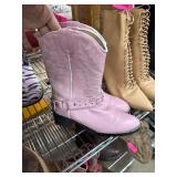 Durango Pink Western Boots with Decorative Embelli