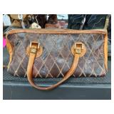 Mick Dixon Lizard Skin Patchwork Handbag