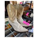 Stingray Cowboy Boots with Embroidered Shaft Desig