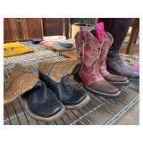 Two Pairs of Kids’ Cowboy Boots