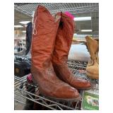Circle G Boots Exotic Leather Cowboy Boots Size 9.