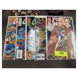 5PC COMIC BOOKS FORCE WORKS MORE
