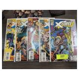 5PC COMIC BOOKS X-FORCE
