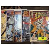 5PC COMIC BOOKS THE SILVER SURFER / BATTLESTAR