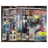 5PC COMIC BOOKS DAREDEVIL