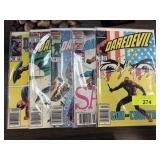 5PC COMIC BOOKS DAREDEVIL