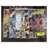 5PC COMIC BOOKS DAREDEVIL