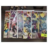 5PC COMIC BOOKS UNCANNY X-MEN