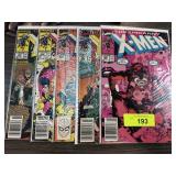 5PC COMIC BOOKS UNCANNY X-MEN