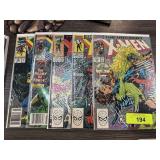 5PC COMIC BOOKS UNCANNY X-MEN