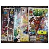 QTY 5 COMIC BOOKS  GENERATION X+