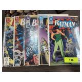 5PC BATMAN COMIC BOOKS