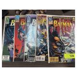 5PC BATMAN COMIC BOOKS