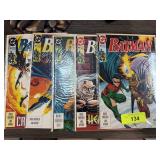 5PC BATMAN COMIC BOOKS