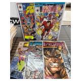 Five-Piece Comic Book Lot Featuring Various Series
