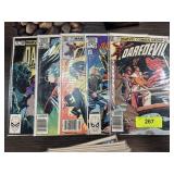 5PC COMIC BOOKS DAREDEVIL