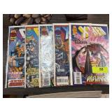 QTY 5 COMIC BOOKS X-MEN CABLE