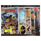 5PC COMIC BOOKS BATMAN