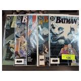 5PC COMIC BOOKS BATMAN