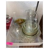 Glassware Including Pitchers and Bowls