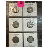 Jefferson Nickels from 1940 to 1954