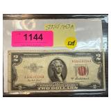 1953A Series $2 Red Seal United States Note