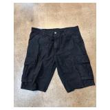 Levis Black 100% Cotton Cargo Shorts