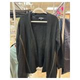 Sam Edelman Black Open Cardigan Sweater, Size M