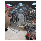 Val St. Lambert Belgium Glass Plate with Thomas Ga