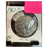 1961 P Franklin Half Dollar in Holder