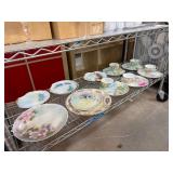 Hand-Painted and Transferware China Plates