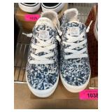 Roxy Bayshore III Blue Patterned Sneakers